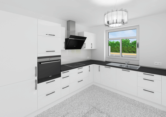 Brahmsweg 41 - Visualisierung Küchenvorschlag